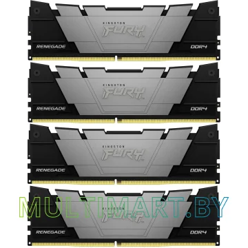 Оперативная память Kingston FURY Renegade Black 4x8GB DDR4 PC4-25600 (KF432C16RB2K4/32)